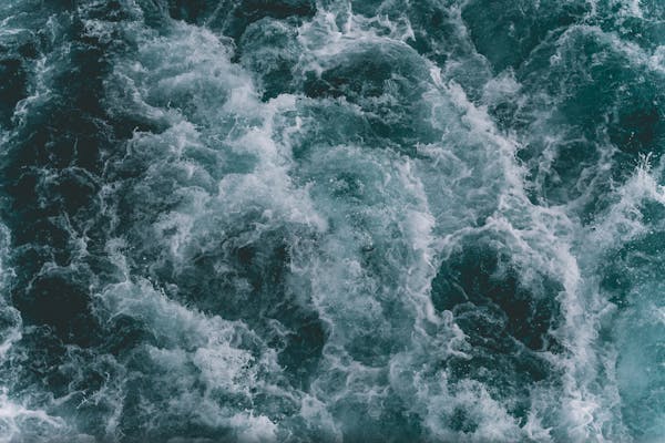 Rough seas for scuba divers and dive boats.