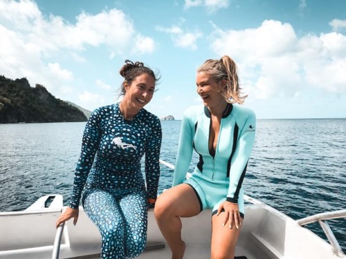 They met on a scuba nitrox dive trip with padi